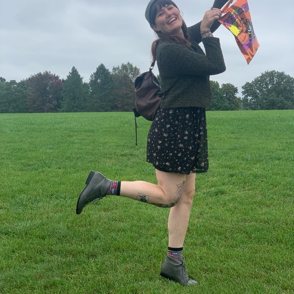 Gloria Vanderbilt gray short hipster boots sz 8 - Picture 2 of 6